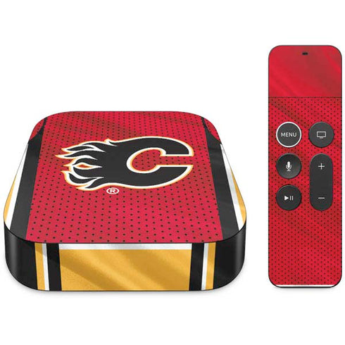 NHL Calgary Flames Home Jersey Apple TV Skin